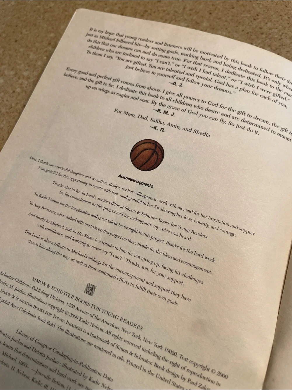 Jordan Kids Book